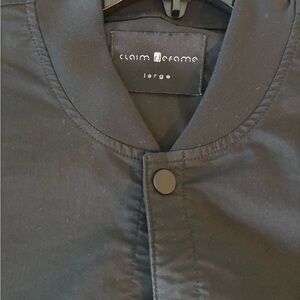 Black bomber jacket men’s Large